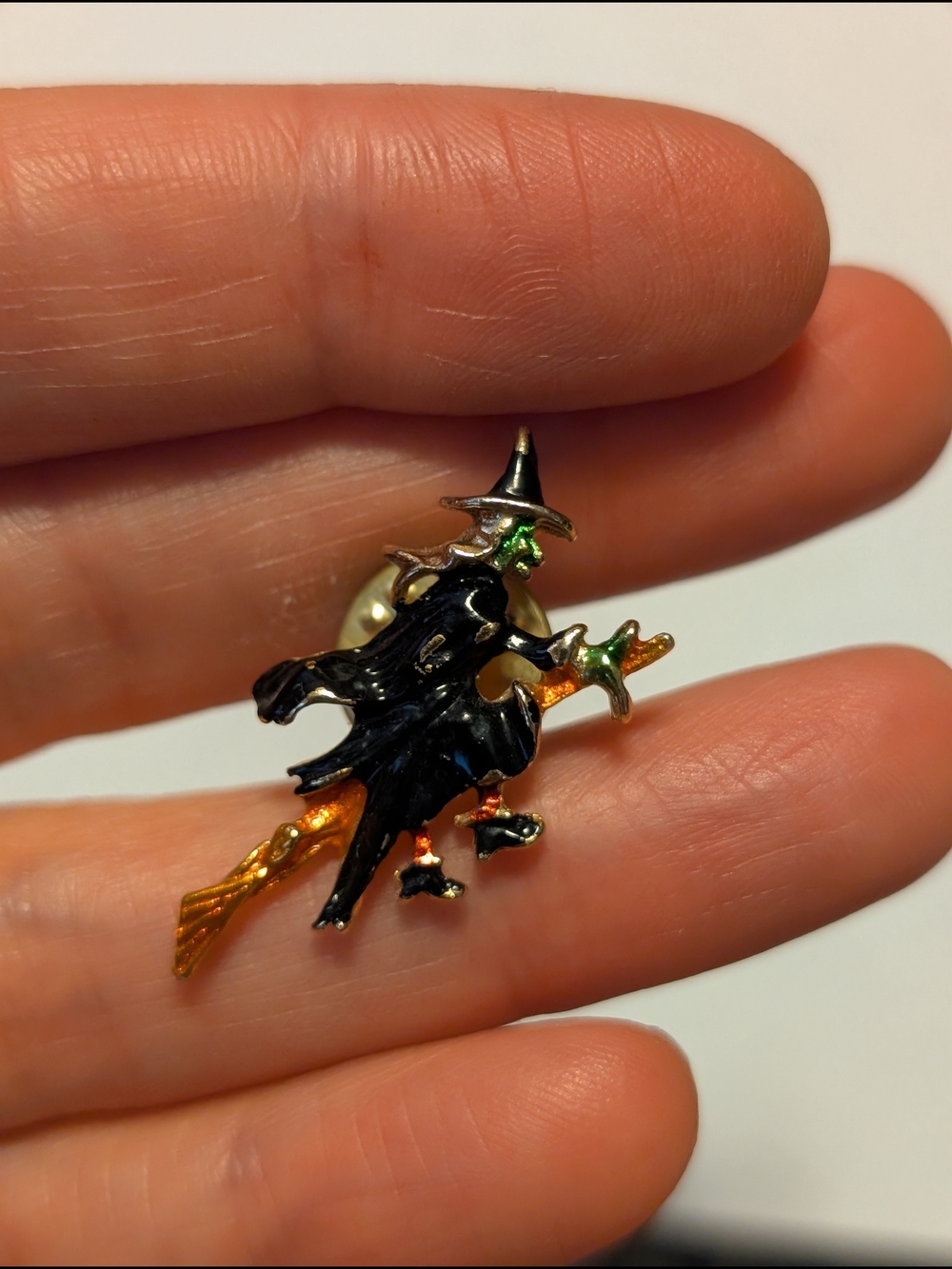 Vintage Halloween Witch, Clown And Pumpkin Brooch Lot - Picture 5 of 6
